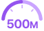 500m