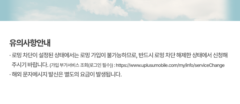 유의사항