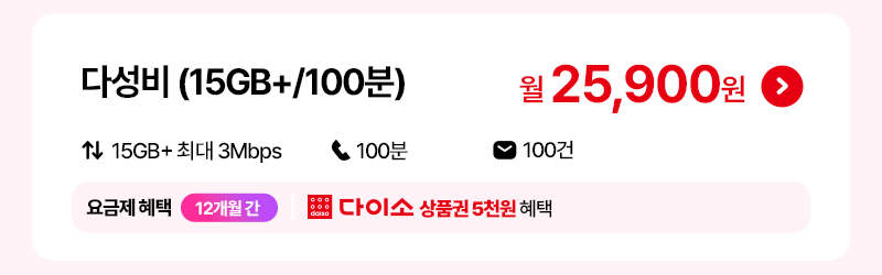 다성비 (15GB+/100분)