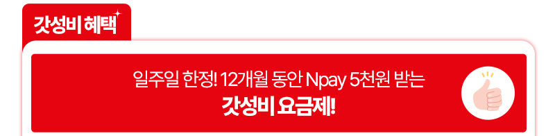 갓성비요금제