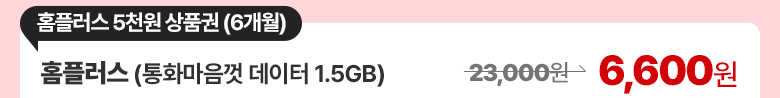 홈플러스 (1.5GB/통화기본) 요금제 가입하기
