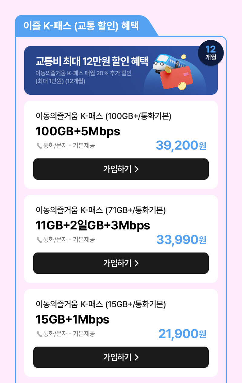 이즐 K-패스 혜택