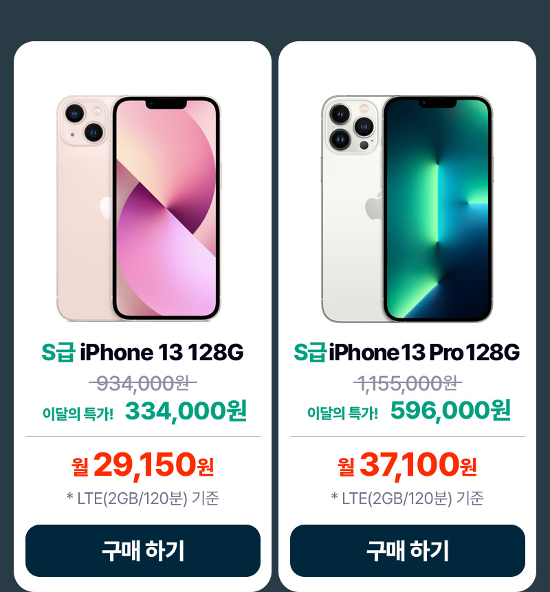 iPhone13 128G, iPhone13 Pro 128G