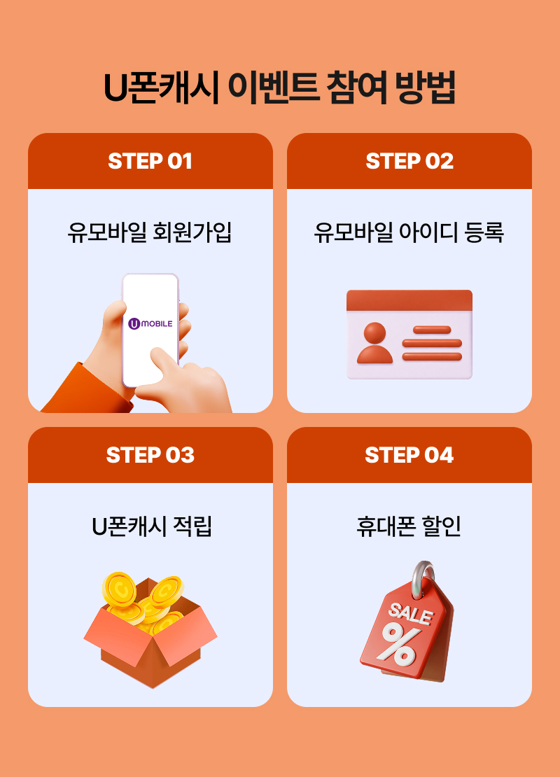 U폰캐시 이벤트 참여 방법