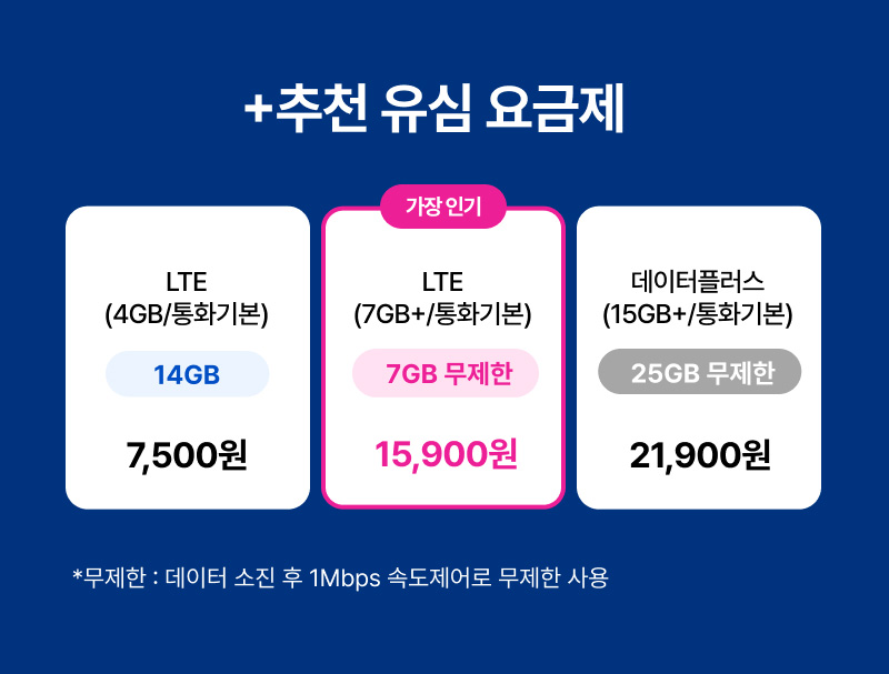 추천 유심 요금제