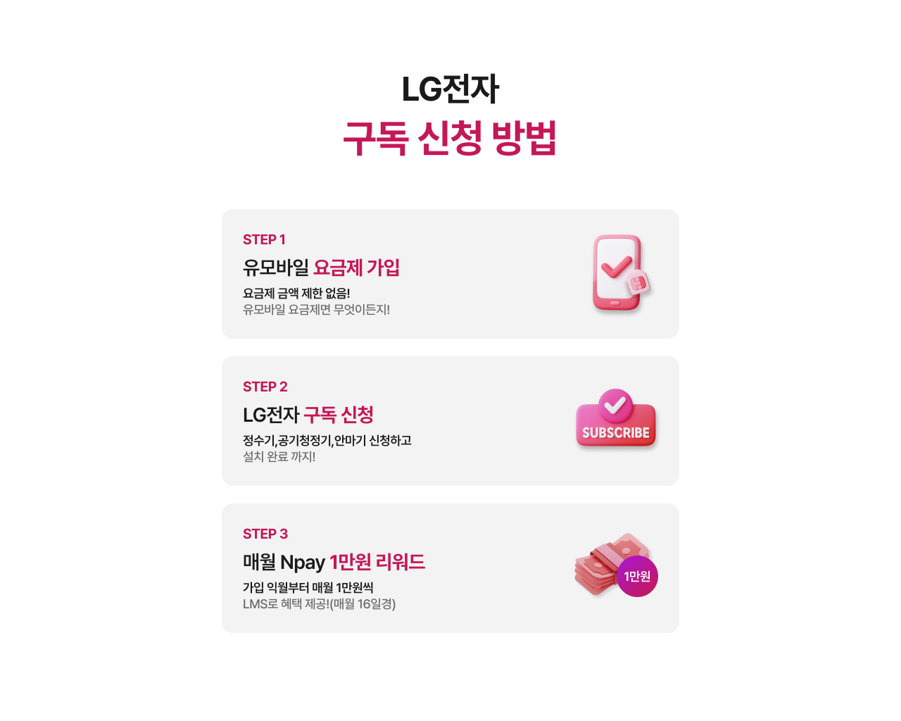 LG전자 구독서비스