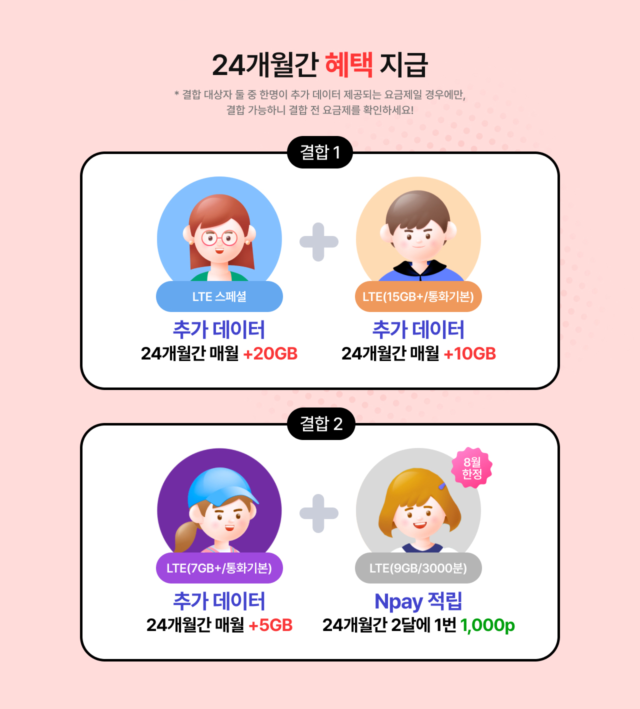 24개월간 추가 데이터 지급