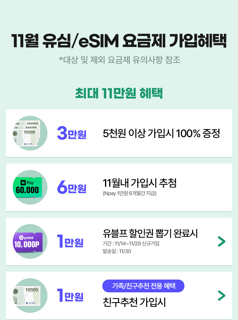 100% 혜택
